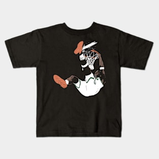 anthony edwards vintage style ilustration Kids T-Shirt